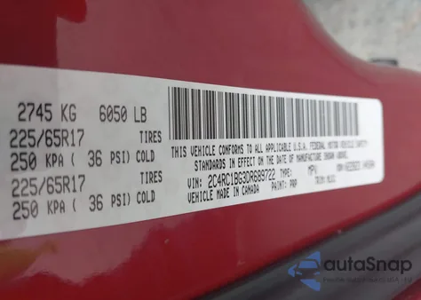 2013 Chrysler Town & Country Touring z USA, uszkodzony, nr VIN 2C4RC1BG3DR689722